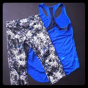 NWT small Nike blue top & NWOT MNY bottom